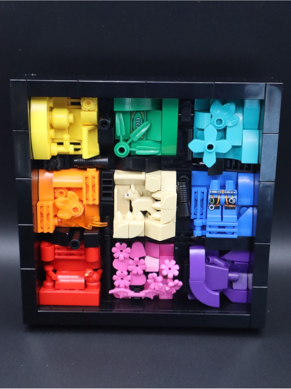 Colorful Handmade Lego Art